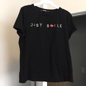 Just Smile Graphic Tee